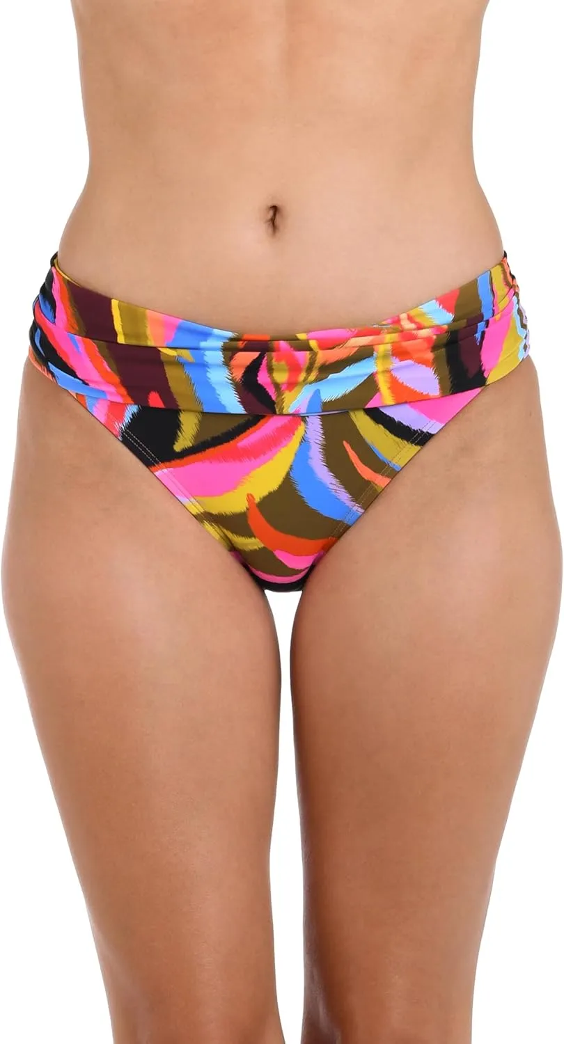 La Blanca Women's Standard Shirred Band Hipster Swimsuit Bottom