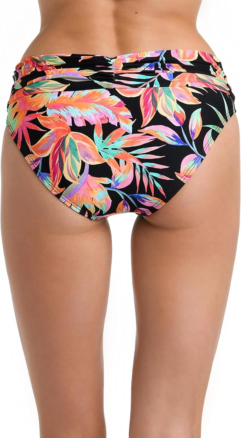 La Blanca Women's Standard Shirred Band Hipster Swimsuit Bottom