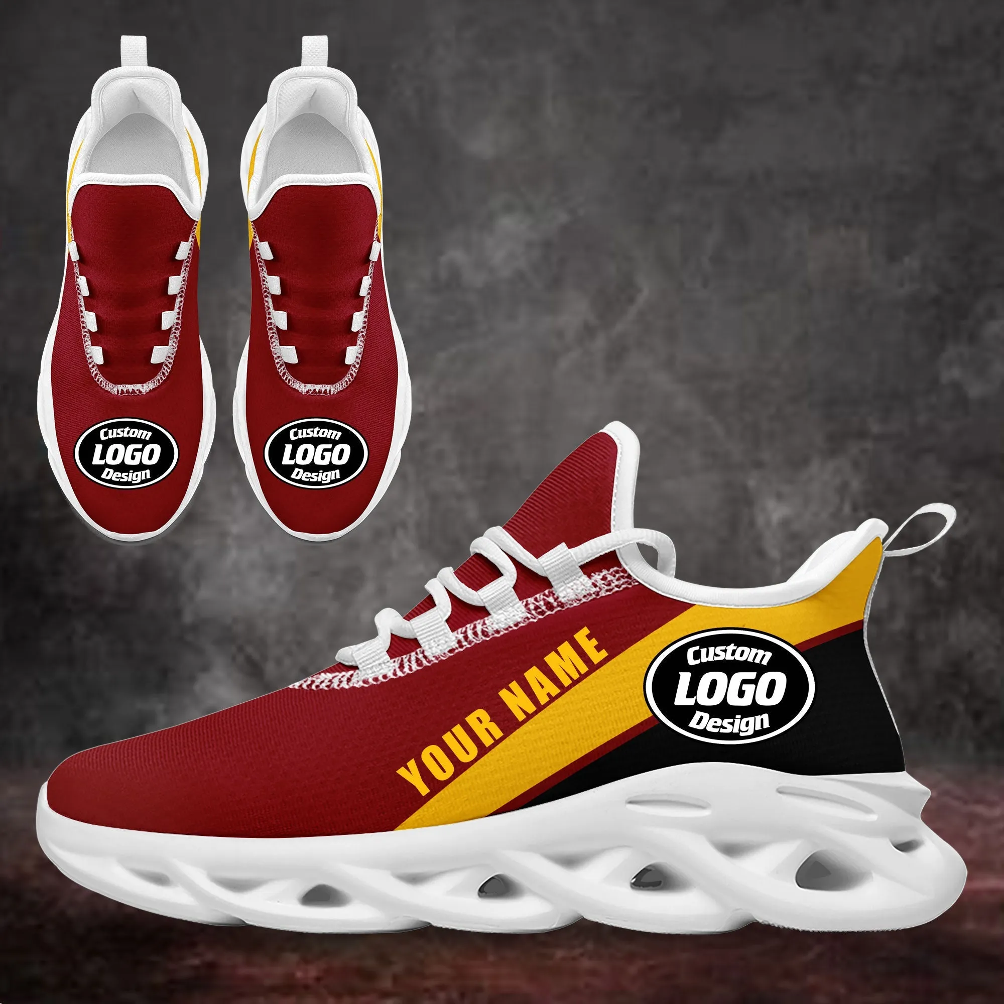 Luxury Gifts,Custom Red Black Jersey MaxSoul Shoes and Hat Combo Offer Personalized ZH-bd0b007e-9