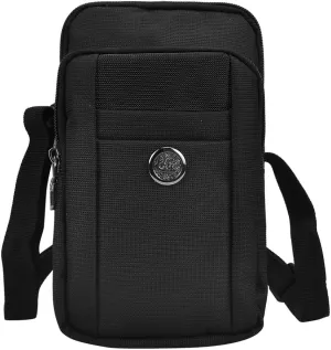 Maggie Multi-Purpose Travel Pouch with Two Cell Phone Pockets, Secure Storage for Phone, Wallet, Keys, Passport, Everyday Essentials for Hiking, Camping, Concerts, City Adventures