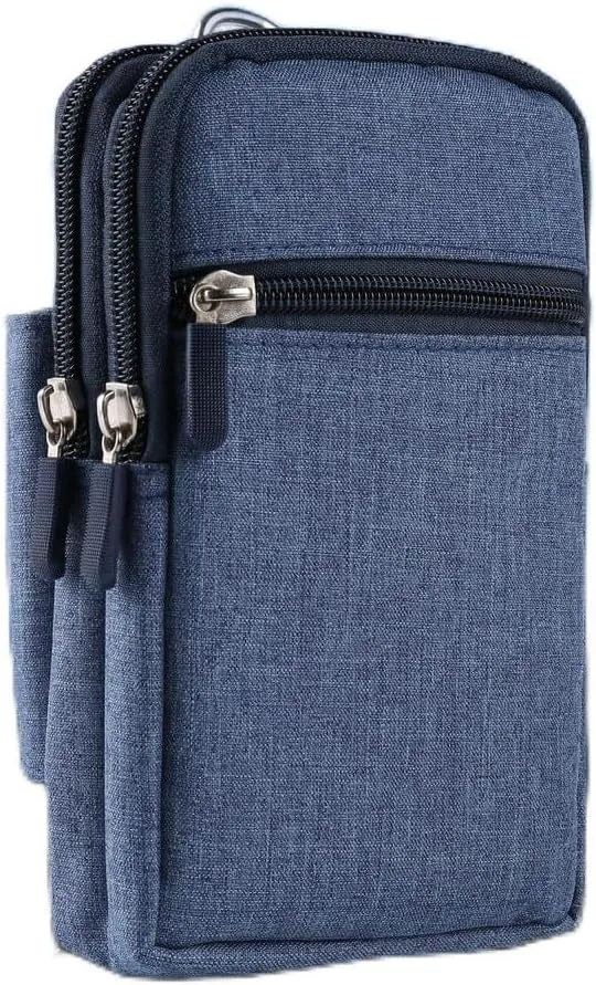 Maggie Multi-Purpose Travel Pouch with Two Cell Phone Pockets, Secure Storage for Phone, Wallet, Keys, Passport, Everyday Essentials for Hiking, Camping, Concerts, City Adventures