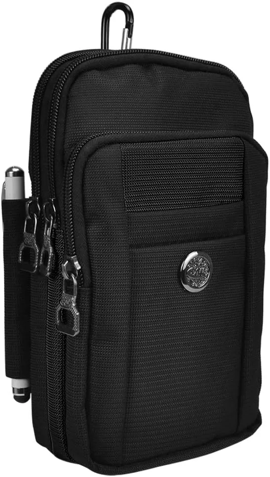 Maggie Multi-Purpose Travel Pouch with Two Cell Phone Pockets, Secure Storage for Phone, Wallet, Keys, Passport, Everyday Essentials for Hiking, Camping, Concerts, City Adventures