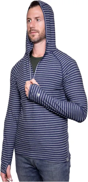 MERIWOOL Mens Base Layer Hoodie Lightweight Merino Wool Long Sleeve Thermal