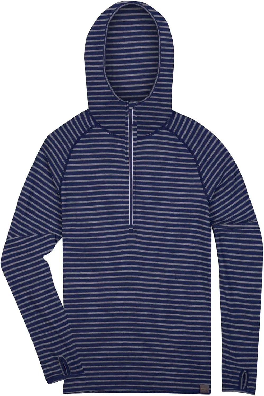 MERIWOOL Mens Base Layer Hoodie Lightweight Merino Wool Long Sleeve Thermal