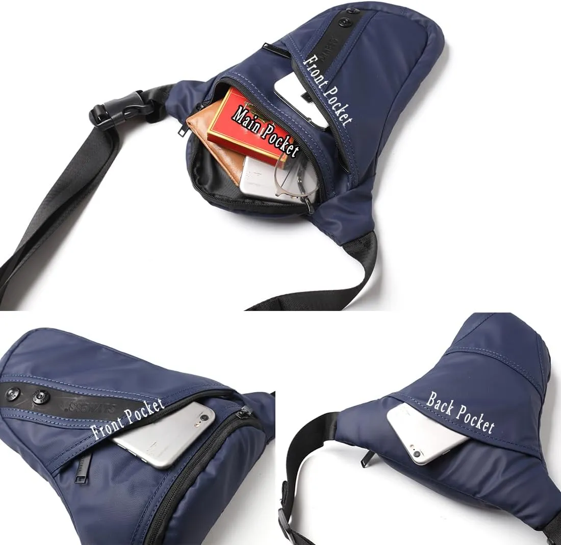 Oxford Drop Leg Bag Mesh Back Lightweight Water Repellent Thigh Bag Bike Motorcycle Unisex Travel Fanny Waist Pack Leg Pouch Blue-01
