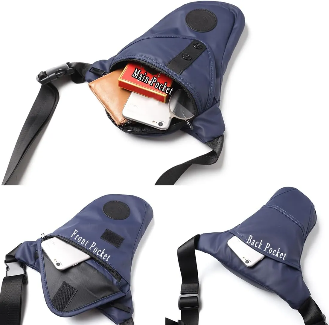 Oxford Drop Leg Bag Mesh Back Lightweight Water Repellent Thigh Bag Bike Motorcycle Unisex Travel Fanny Waist Pack Leg Pouch Blue-02