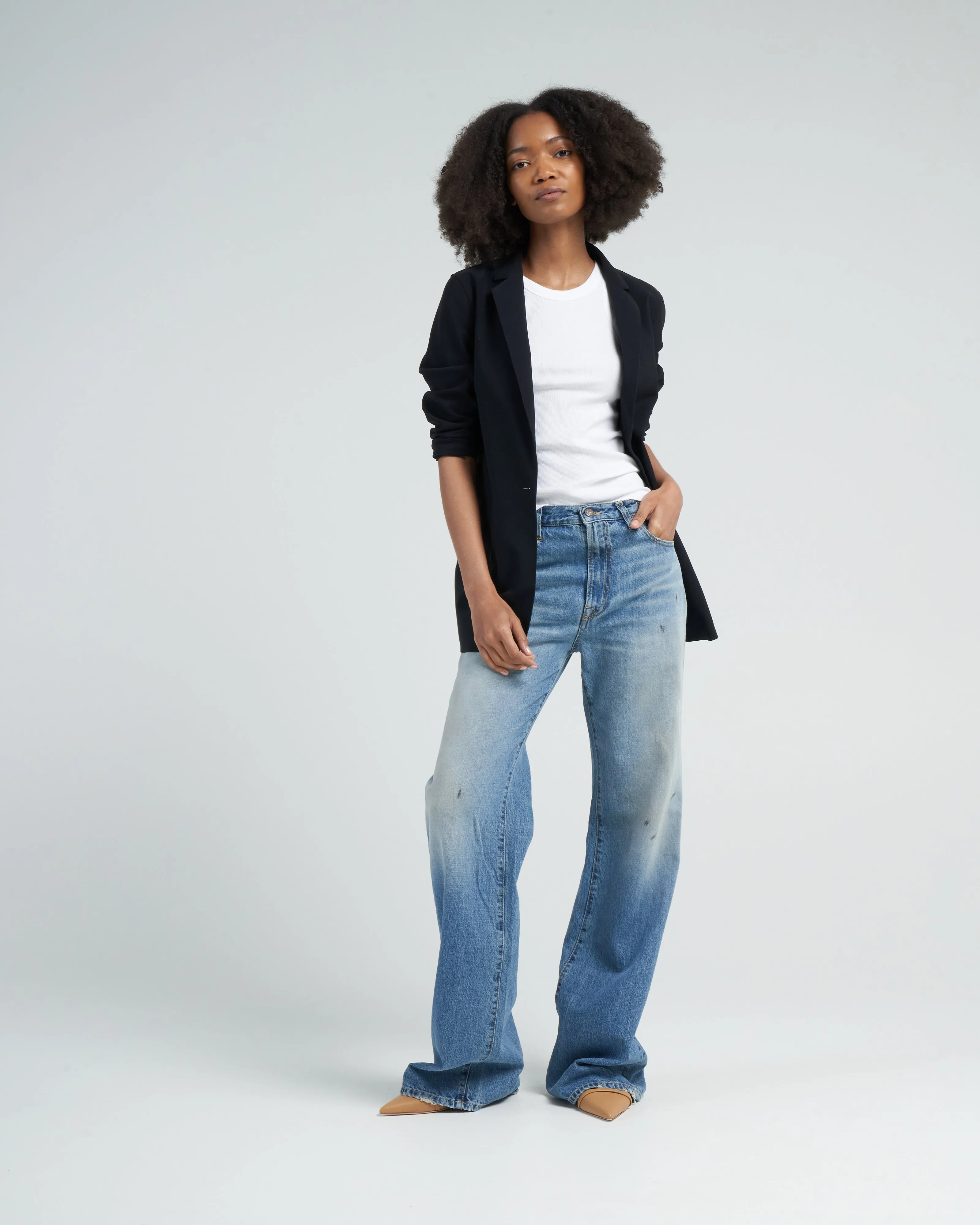 pef-scuba blazer - black