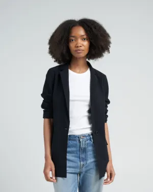 pef-scuba blazer - black