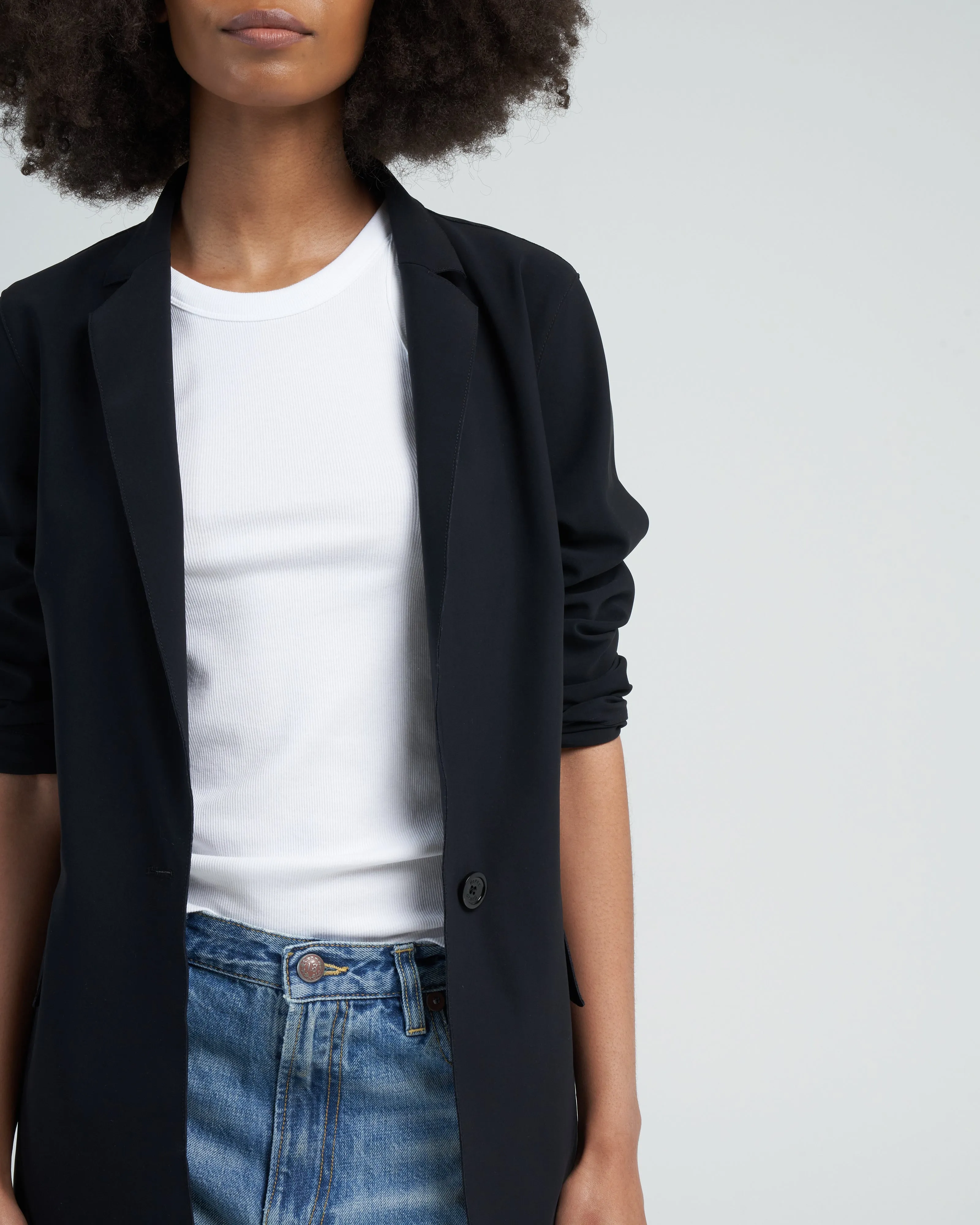 pef-scuba blazer - black