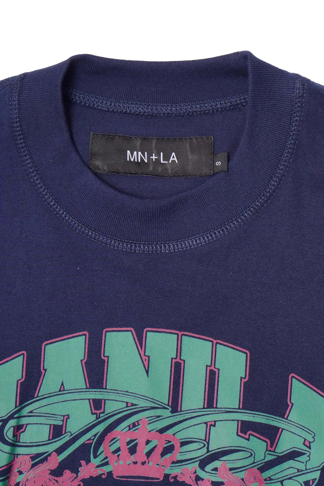"FAST LANE" LONGSLEEVE TEE IN NAVY