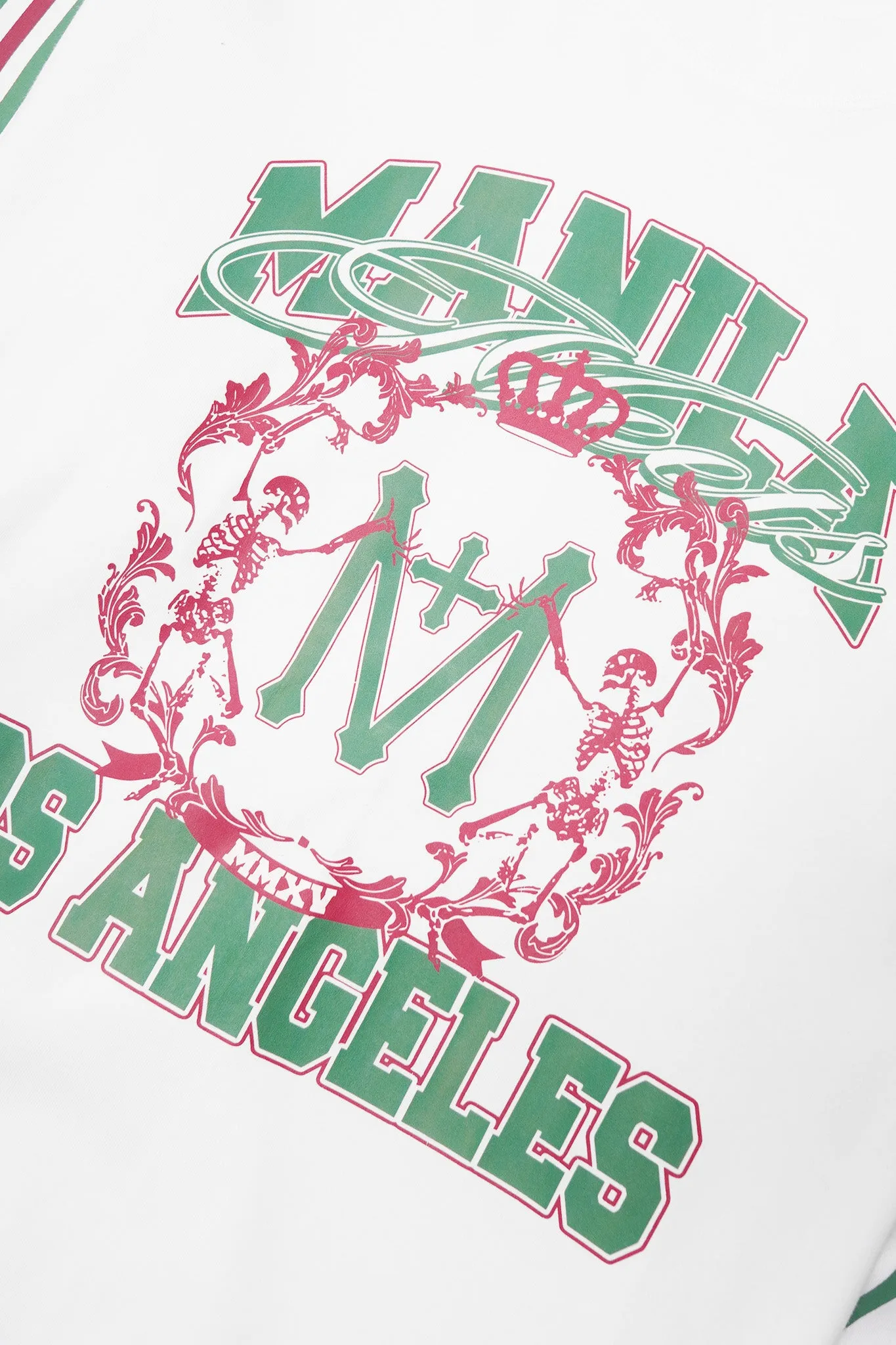 "FAST LANE" LONGSLEEVE TEE IN WHITE