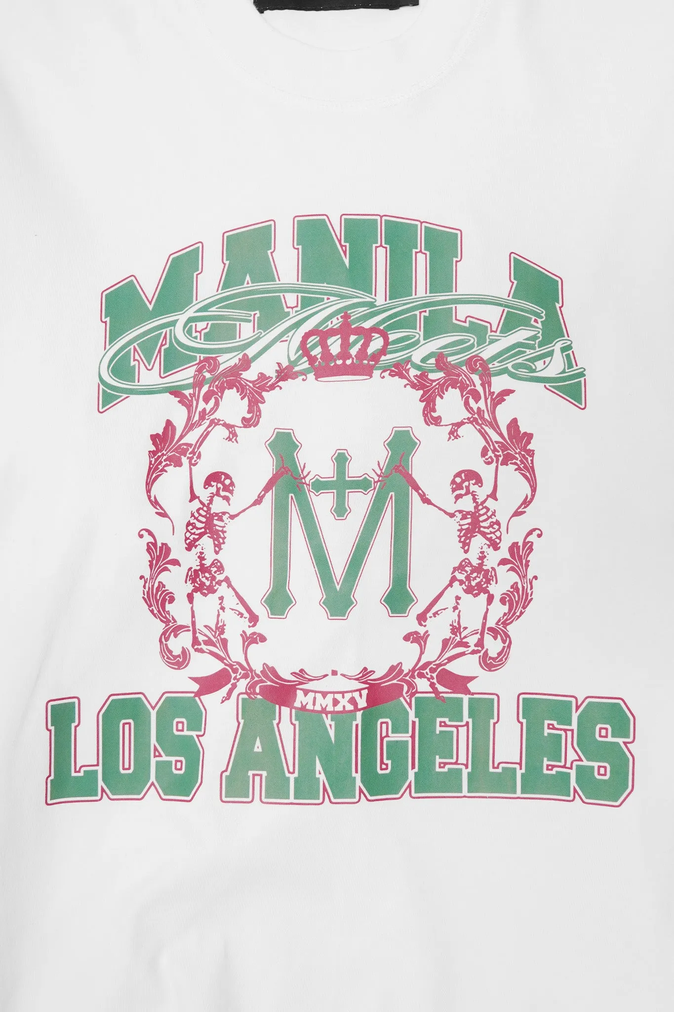 "FAST LANE" LONGSLEEVE TEE IN WHITE