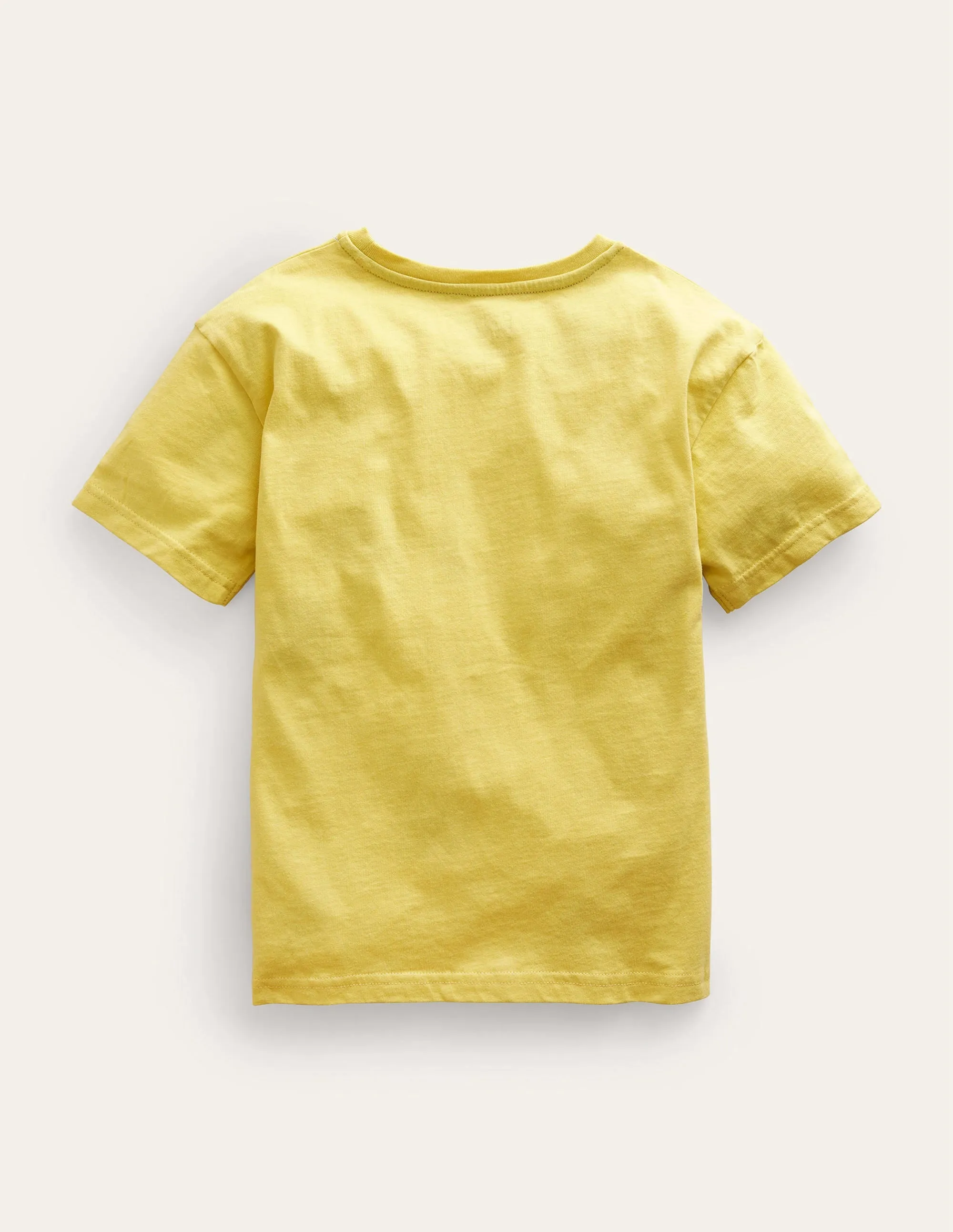 Relaxed Logo T-shirt-Buttercup Yellow Dinosaur