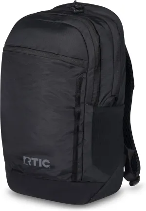 RTIC Road Trip Backpack Bag for Hiking, Travel, Computer, Business, Work, Commuting, Men, Women, Adults, Large, with Laptop Sleeve, Black