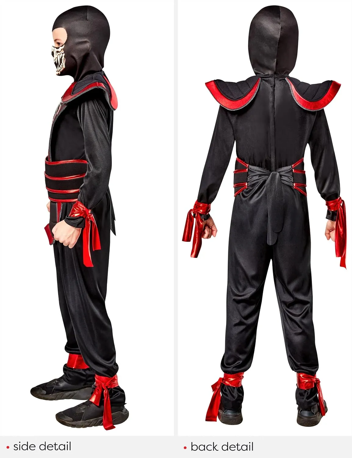 Rubies Boy's Ninja Light Warrior Costume Jumpsuit and Hood