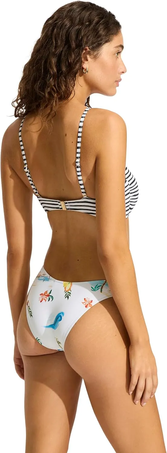 Seafolly Women's High Cut Pant Bikini Bottom Swimsuit