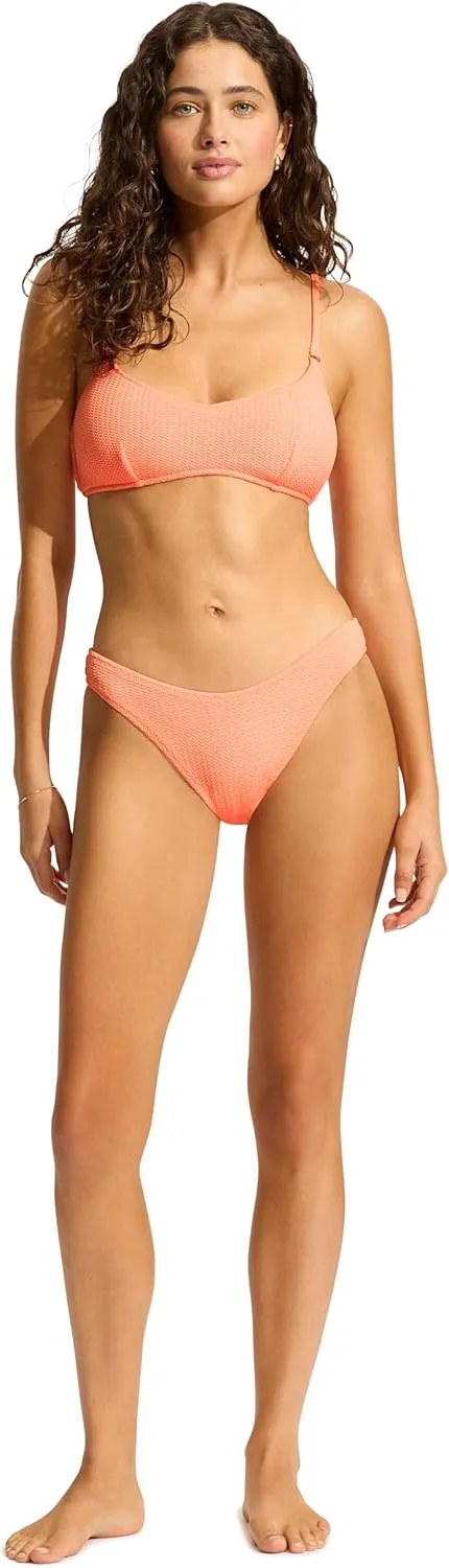 Seafolly Women's High Cut Pant Bikini Bottom Swimsuit
