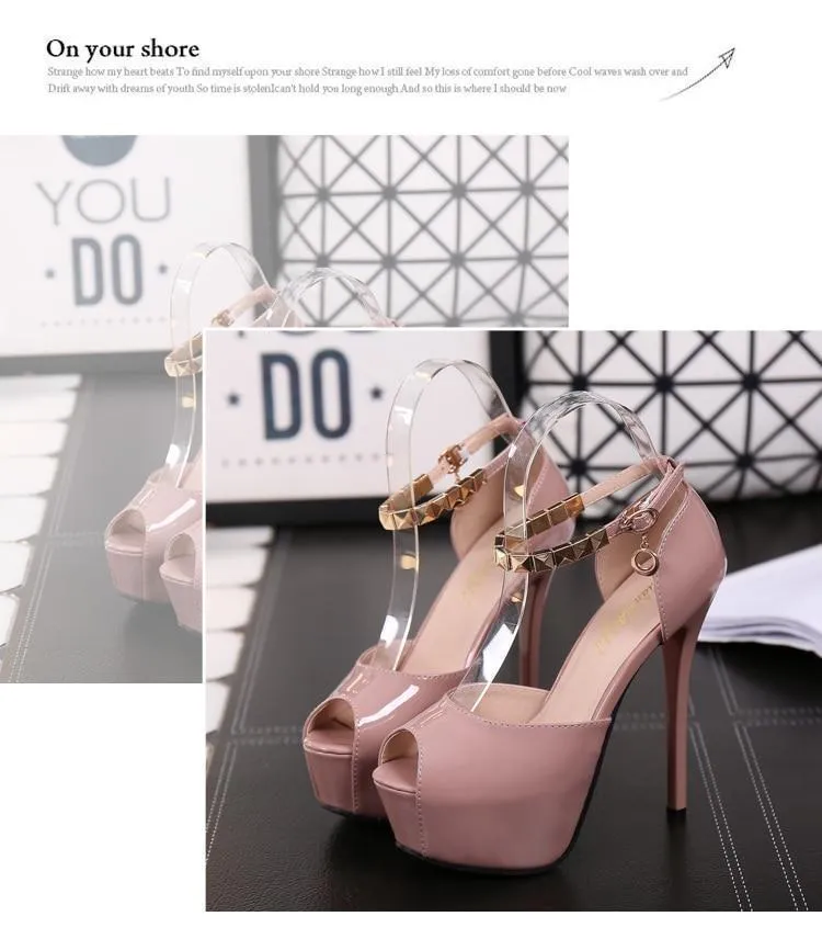 sexy platform pumps women shoes high heels