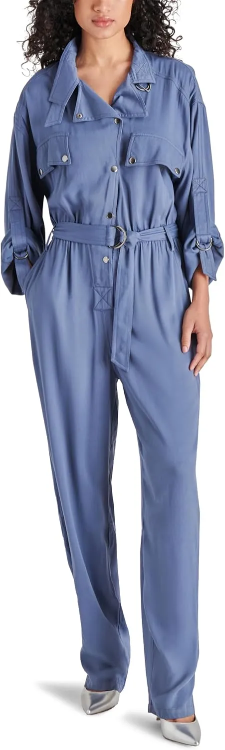 Steve Madden Apparel AUDRIE JUMPSUIT, Light Indigo, X-Small