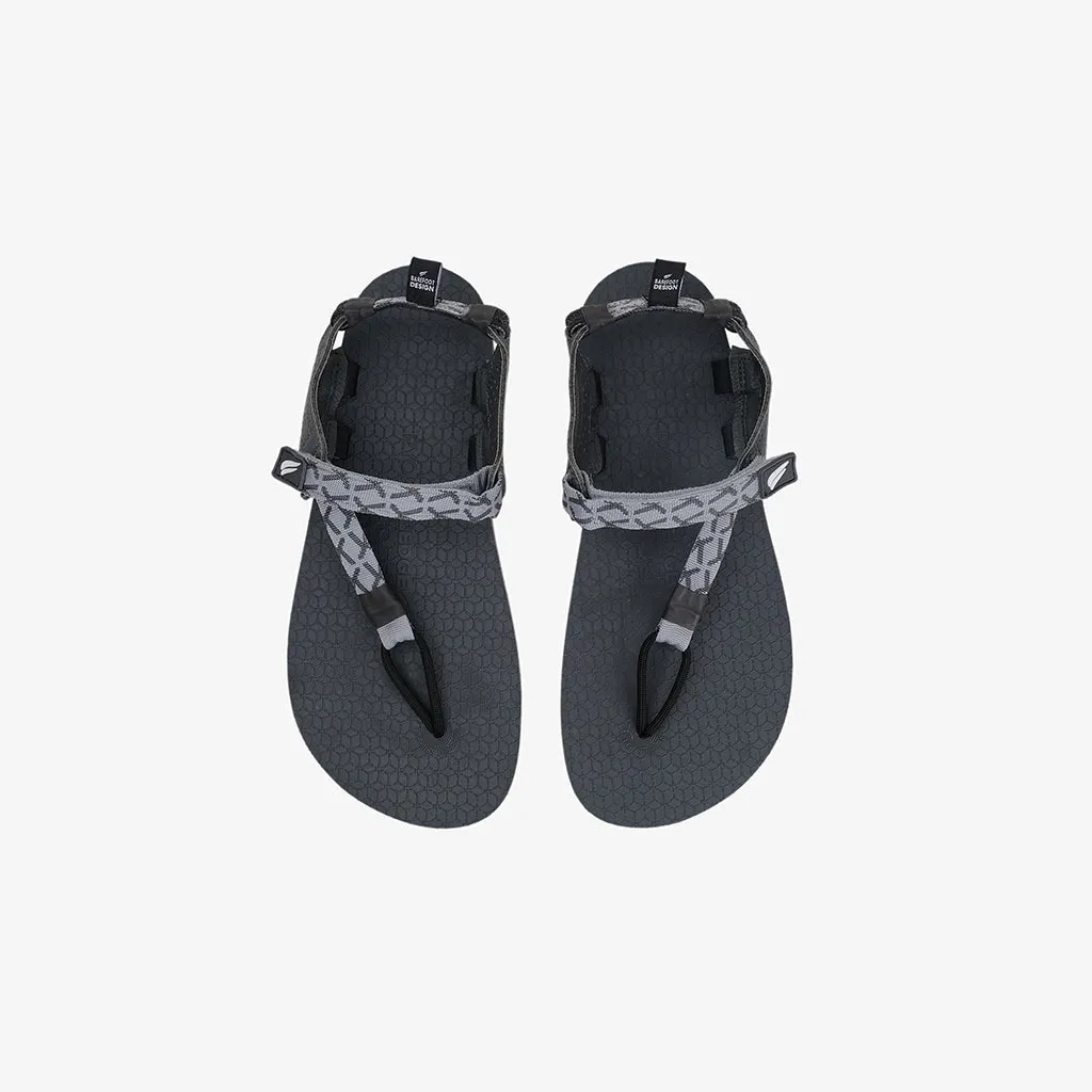 Tapak V1.5 Barefoot Flip Flops - Light Grey On Pebble Grey