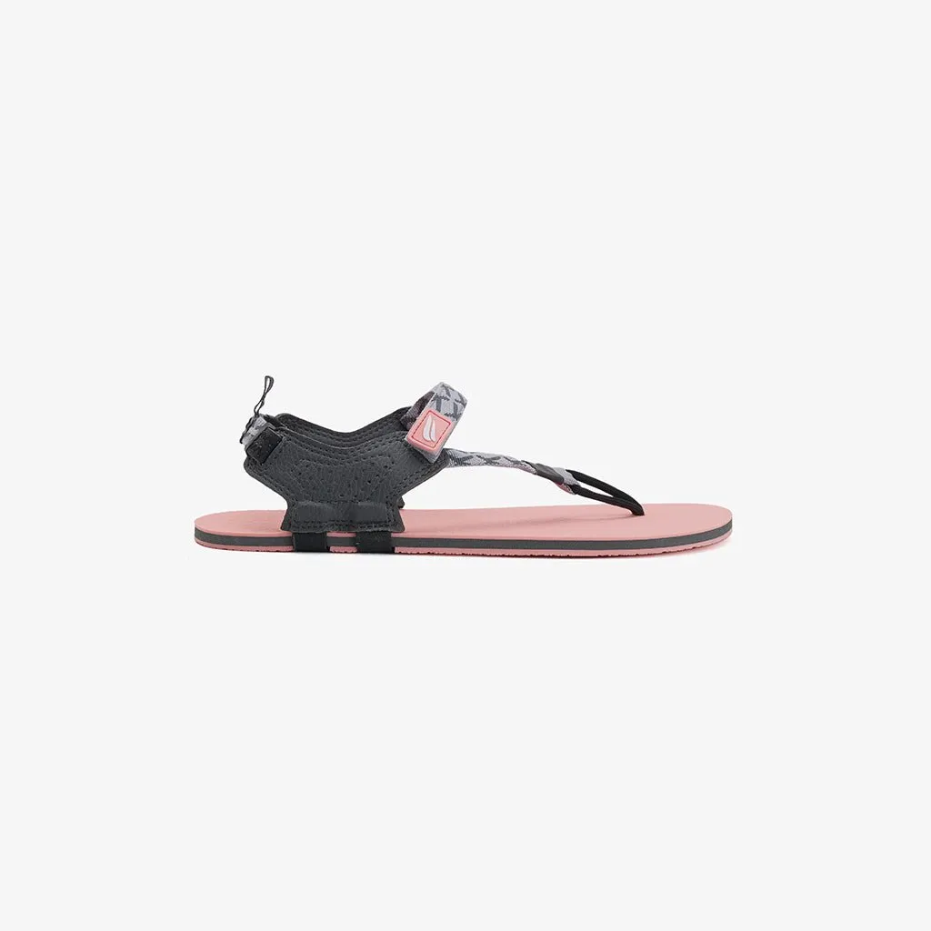 Tapak V1.5 Barefoot Flip Flops - Light Grey On Pink