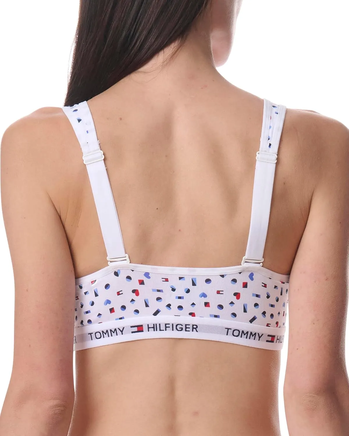 Tommy Hilfiger Women's Light Lift Classic Cotton Bralette Bra