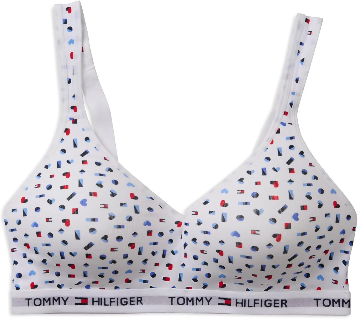 Tommy Hilfiger Women's Light Lift Classic Cotton Bralette Bra