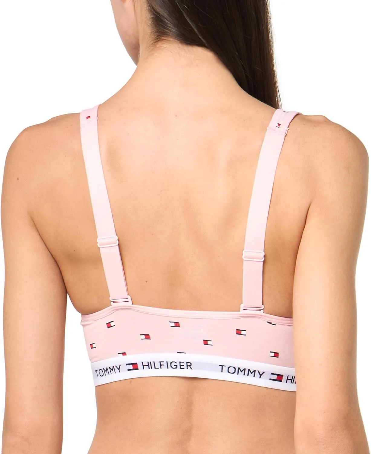 Tommy Hilfiger Women's Light Lift Classic Cotton Bralette Bra