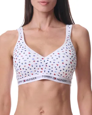 Tommy Hilfiger Women's Light Lift Classic Cotton Bralette Bra