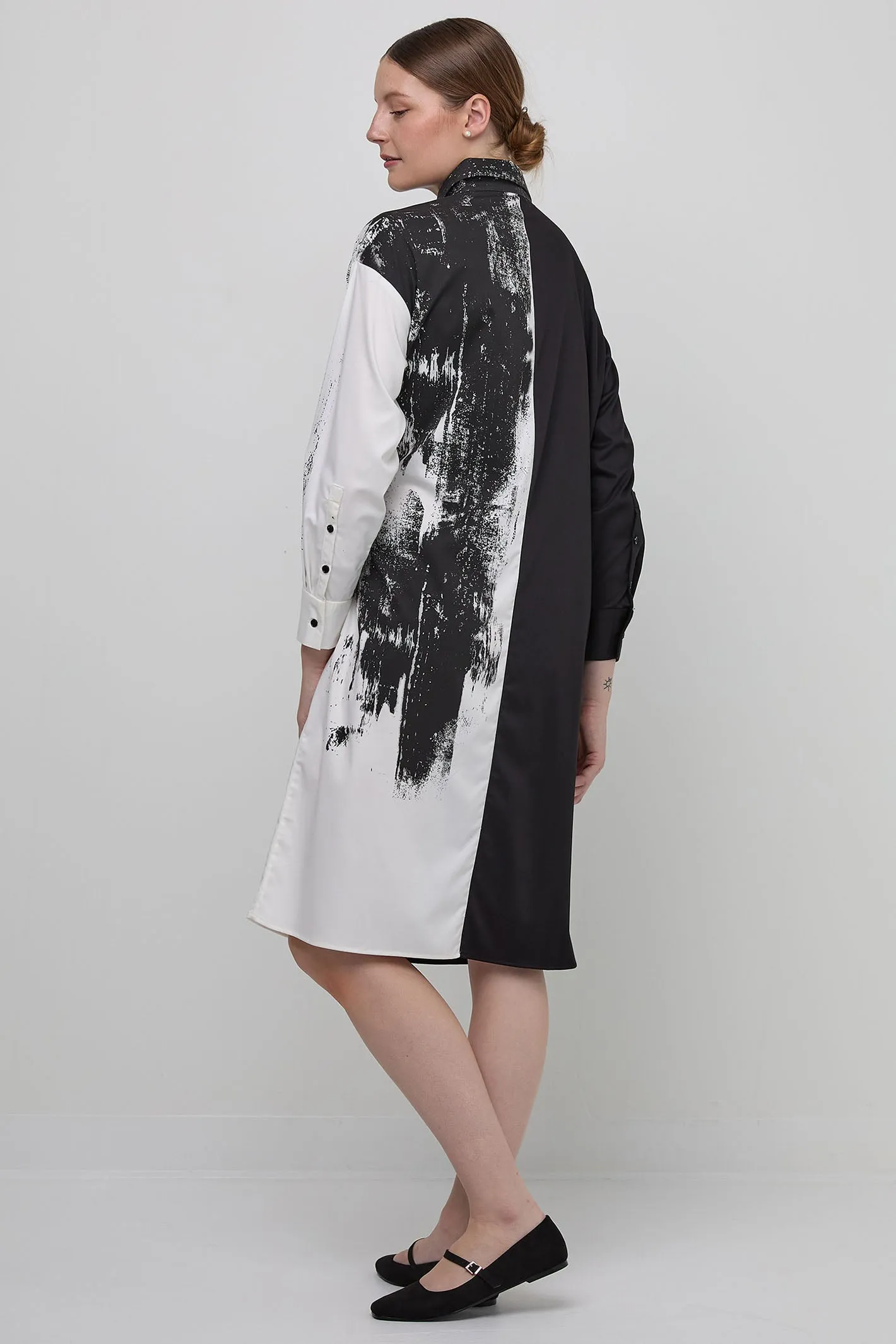 Uchuu 026 Black Shirt Dress