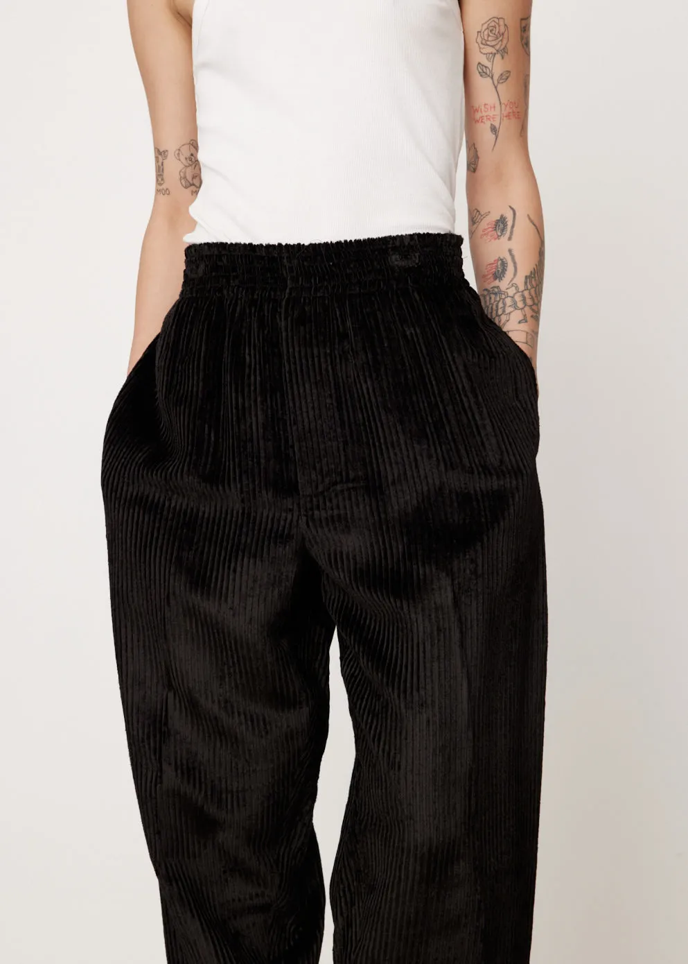 Viscose Cord Pull On Pants