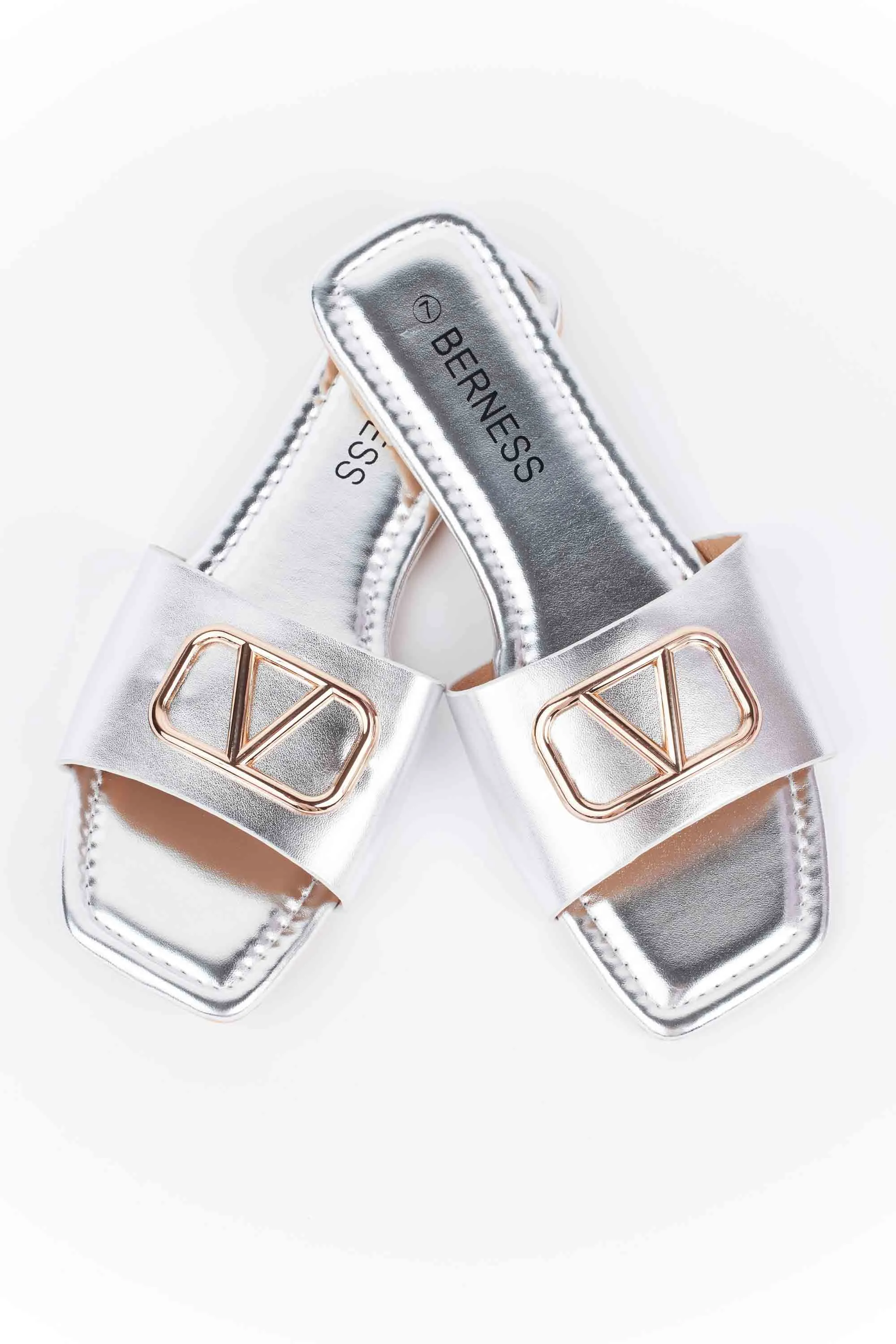Vivian Sandals- Silver