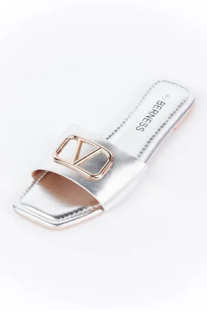 Vivian Sandals- Silver