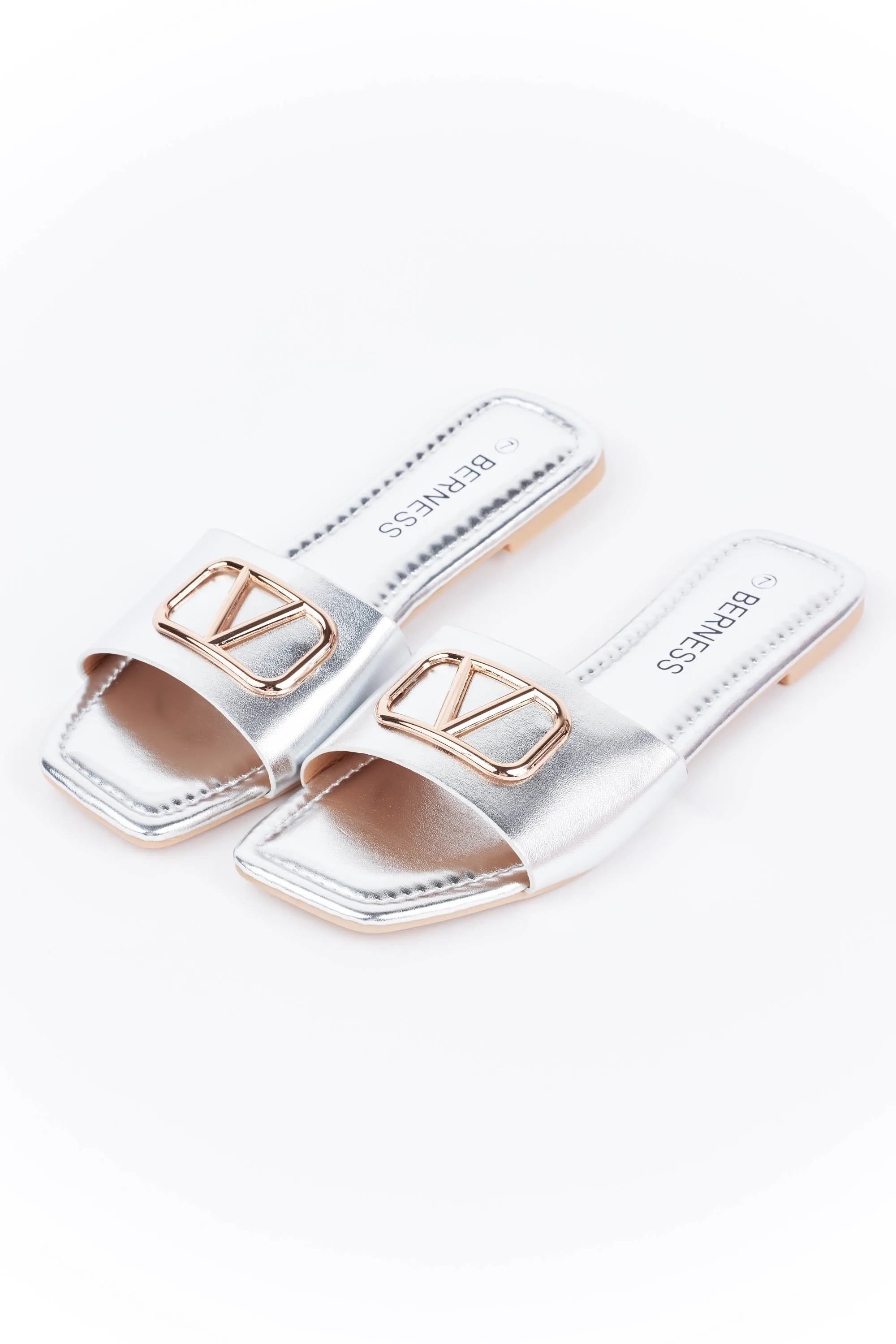 Vivian Sandals- Silver