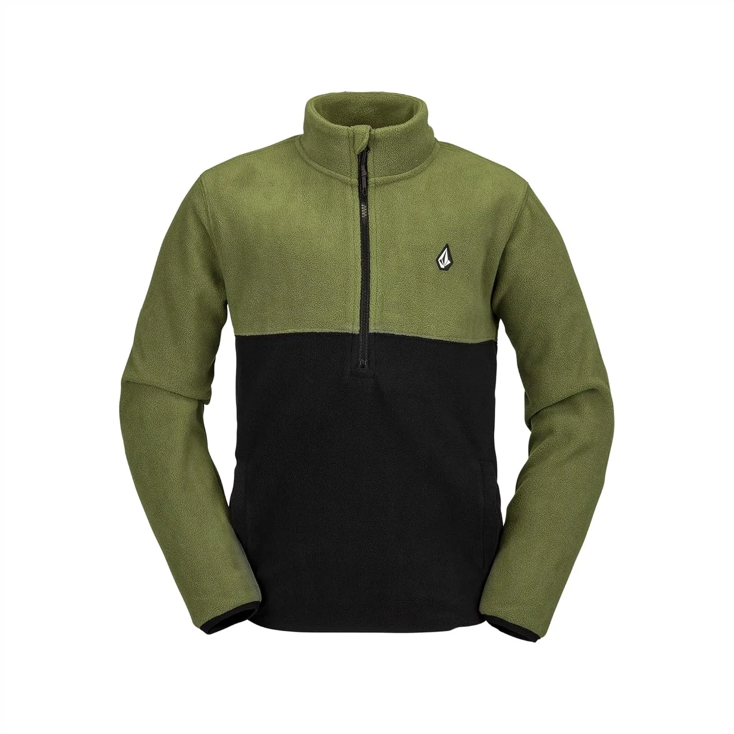 Volcom Boys' Polar Fleece Mock Neck 1/4 Zip Snowboard Base Layer