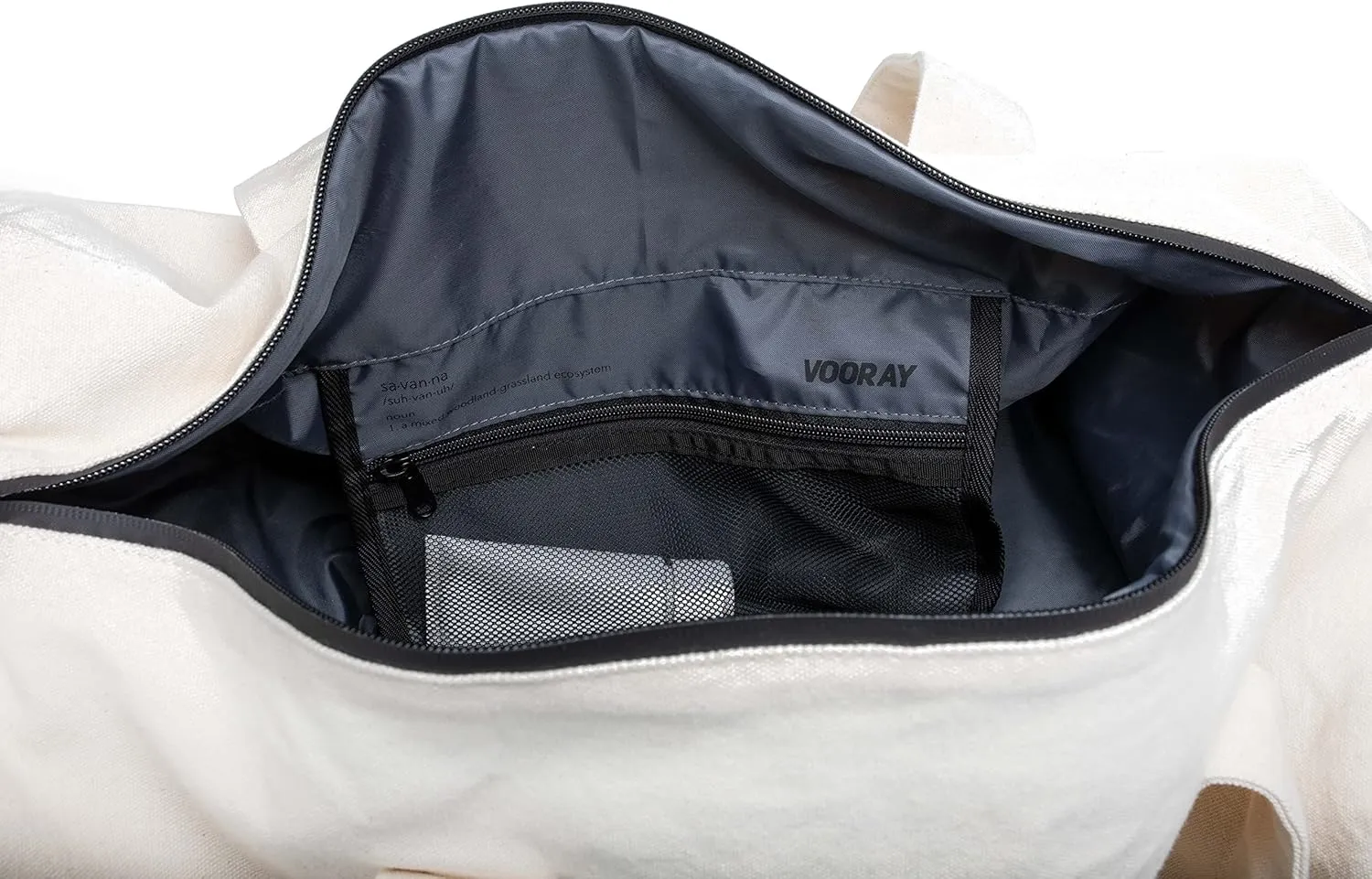 Vooray Savanna Weekender Duffel Bag - Large Travel Gym Bag with Shoe Compartment, Water-Resistant Design, 50L Capacity