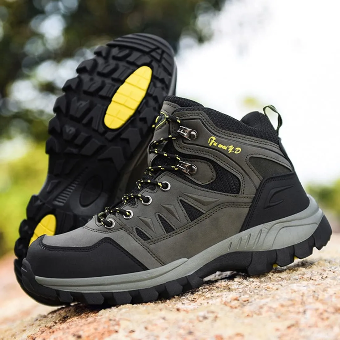 Waterproof Walking Shoes Mens Womens Trainers for Outdoor Hiking Trail Running Trekking Climbing, Shoes