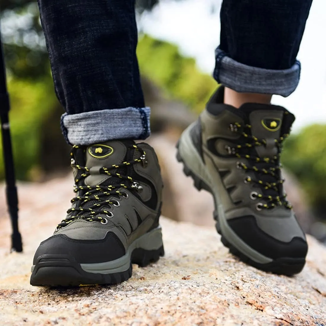 Waterproof Walking Shoes Mens Womens Trainers for Outdoor Hiking Trail Running Trekking Climbing, Shoes