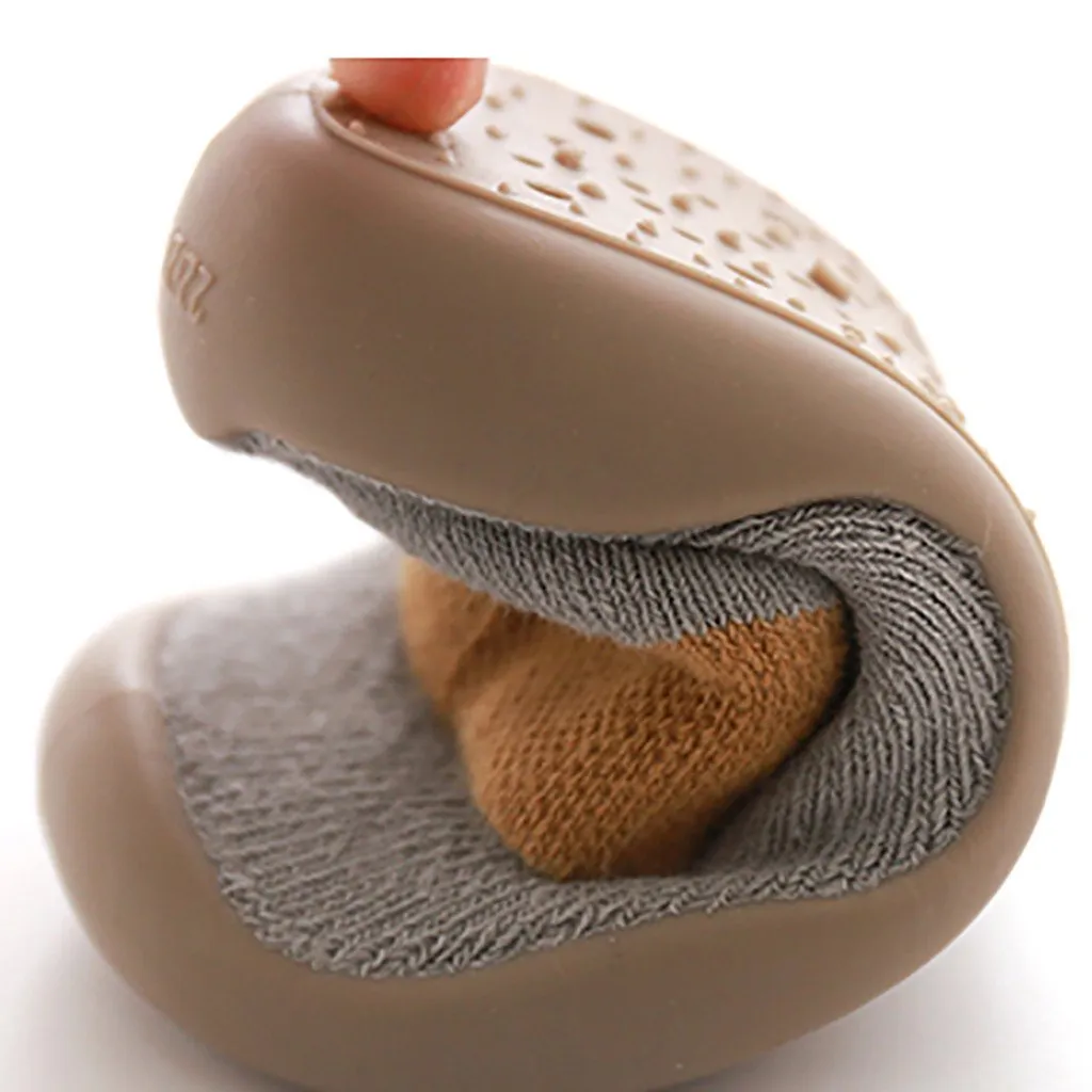 winter baby socks Baby Socks With Rubber Soles