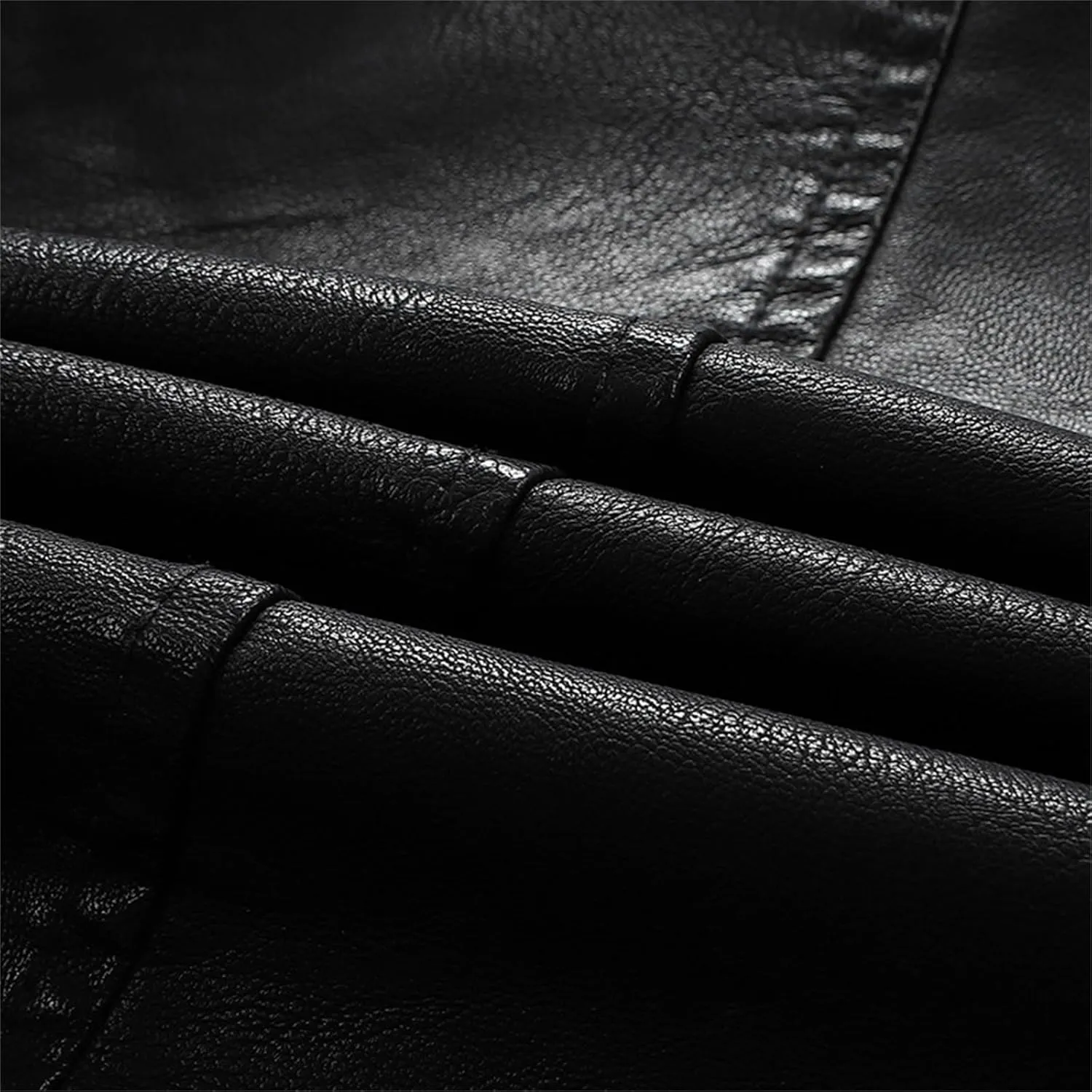 Women Faux Leather Jackets Belted Motorcycle Fashion Pu Moto Biker Short Coat Zip Up Long Sleeves Fitted Slim Outwear