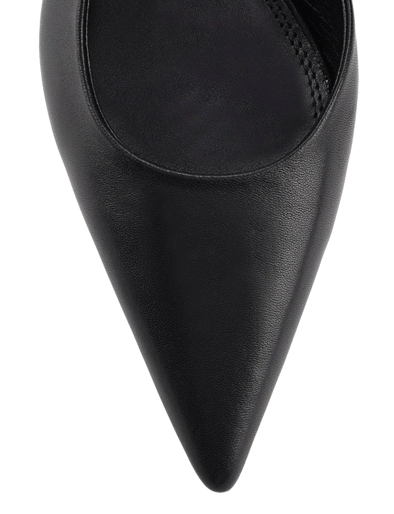 Yoselyn Dorsay Slingbacks - Black Leather